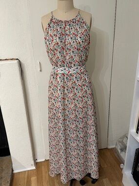 Dress, Silk, Maxi. Floral Print NWOT